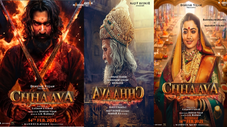 "Rashmika Mandanna Shines as Maharani Yesubai in Chhaava: First Look Posters Out!"