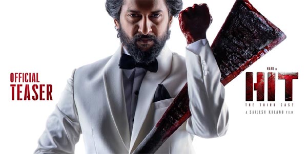 HIT 3 Teaser: Sarkaar's Laathi Starring Nani and Srinidhi Shetty Set to Release on May 1st