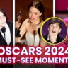 Oscars 2024: Top Moments: A Payback Kiss, Surprise Wins & Defying Gravity