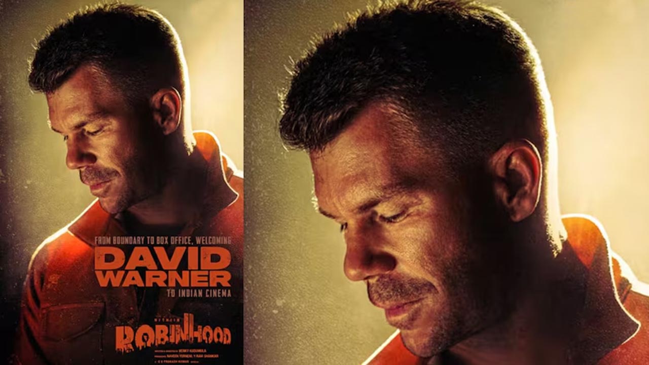 Australian Cricketer David Warner To Make His Telugu Debut With Robinhood – See First Look Poster