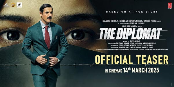 The Diplomat (Official Teaser): John Abraham’s High-Stakes Political Thriller | Sadia Khateeb | Shivam Nair | Bhushan Kuma
