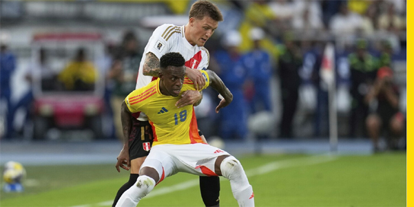 Partido Colombia vs Perú eliminatorias Mundial 2026 resultado 0-0 en Barranquilla
