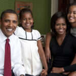 Barack, Michelle, Sasha, and Malia Obama smile together in a rare family photo for Sasha’s birthday.