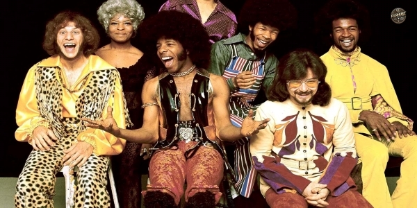 Sly Stone Legacy on stage with Sly and the Family Stone