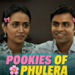 Sachiv Ji and Rinki sharing a sweet moment in Panchayat's “Pookies of Phulera” featurette