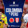Partido Colombia vs Perú eliminatorias Mundial 2026, resultado 0-0 en Barranquilla.