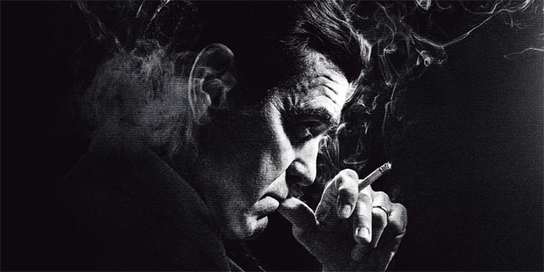 George Clooney performs onstage as Edward R. Murrow in Broadway’s Good Night, and Good Luck during live CNN broadcast