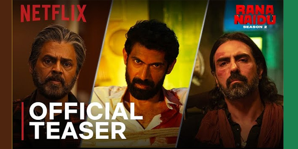 Rana Naidu Season 2 Netflix official trailer with Rana Daggubati, Venkatesh, and Arjun Rampal