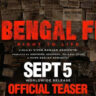 Poster of “The Bengal Files” teaser featuring lead actors Abhishek A and Pallavi J