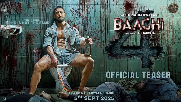 Tiger Shroff in Baaghi 4 trailer wielding an axe in an action scene